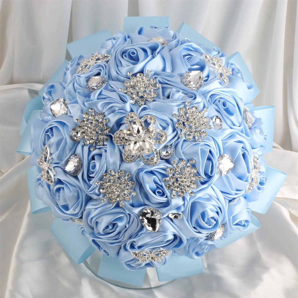 Light Blue Wedding Bouquet