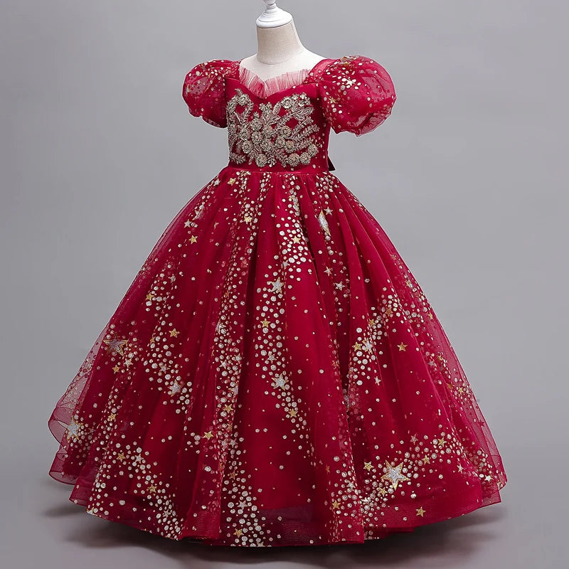 Mesh Princess Pageant Dress