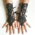 Women Wedding Fingerless Gloves Lace White Black High Quality Wedding Gloves Mittens Accessory Girl Party Sexy Gloves Guante