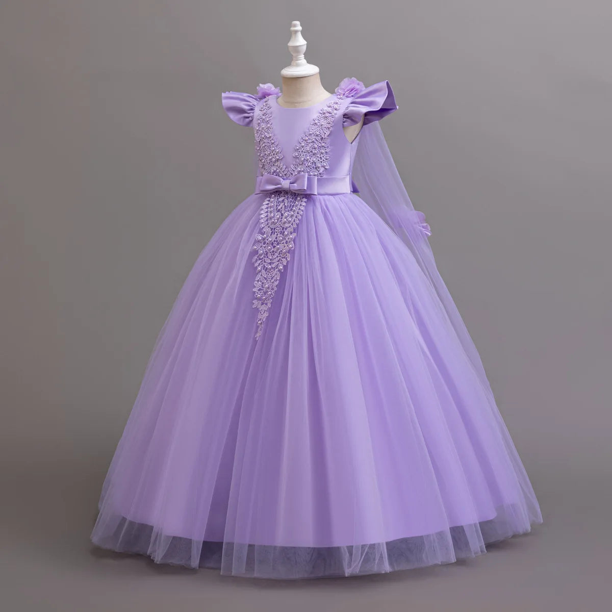Tulle A-Line Girls' Party Dress