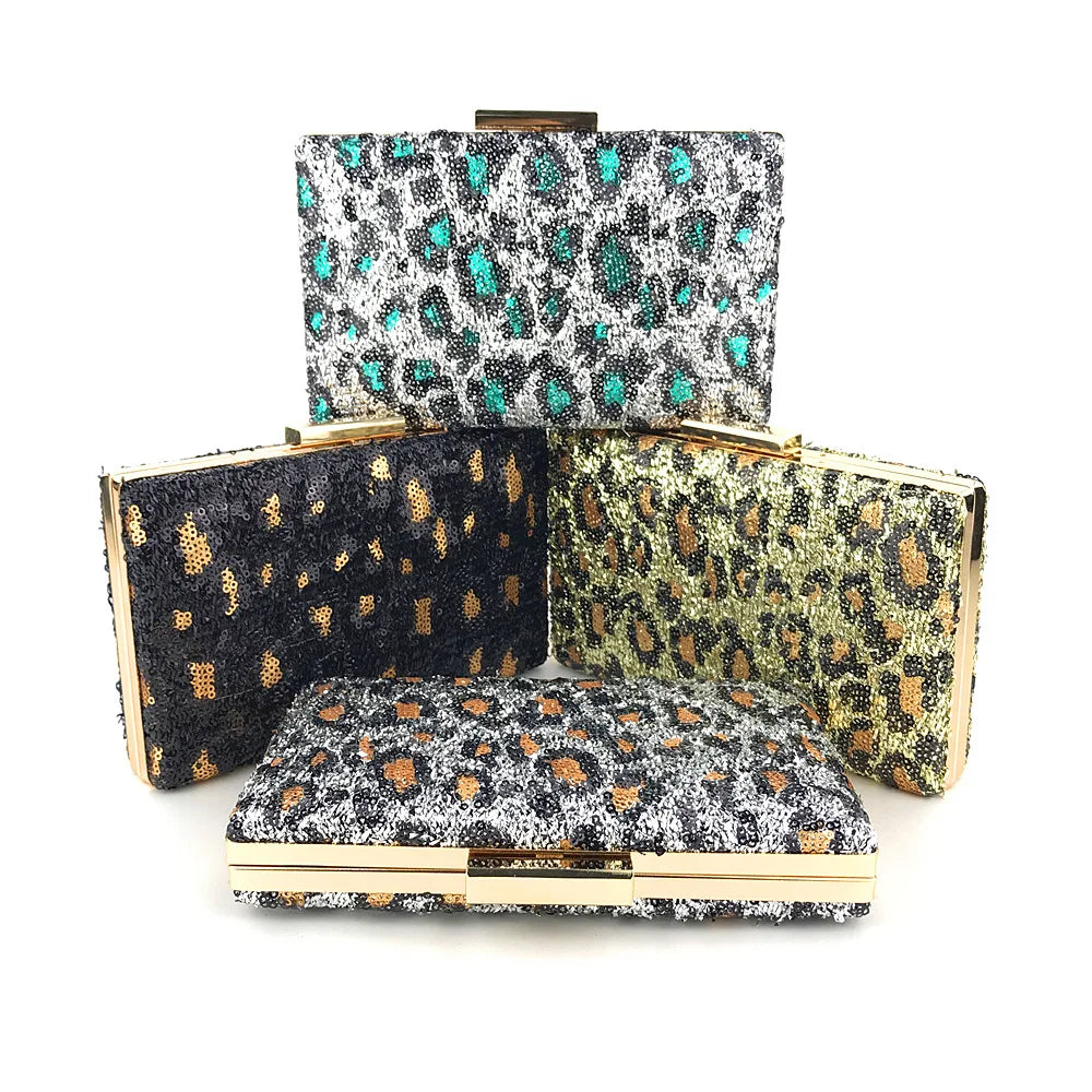 Women Fashion Clutch Bag Beaded Leaf Metal Gold Lady Evening Bag Chain Shoulder Handbags Party Wedding Bridal Bags
