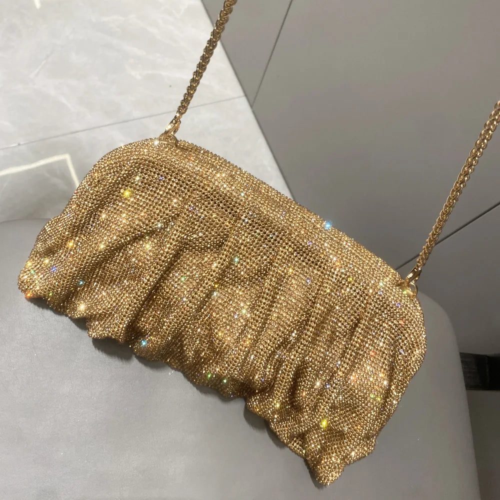 Rhinestone Crystal Evening Clutch