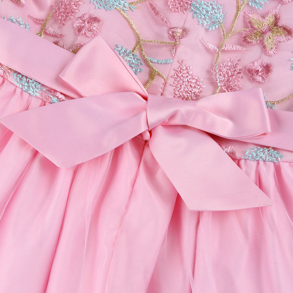 Embroidered Lace Princess Party Dress
