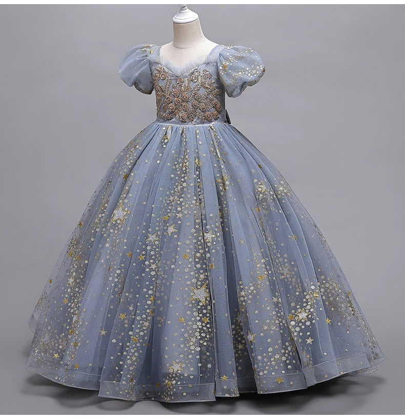 Mesh Princess Pageant Dress