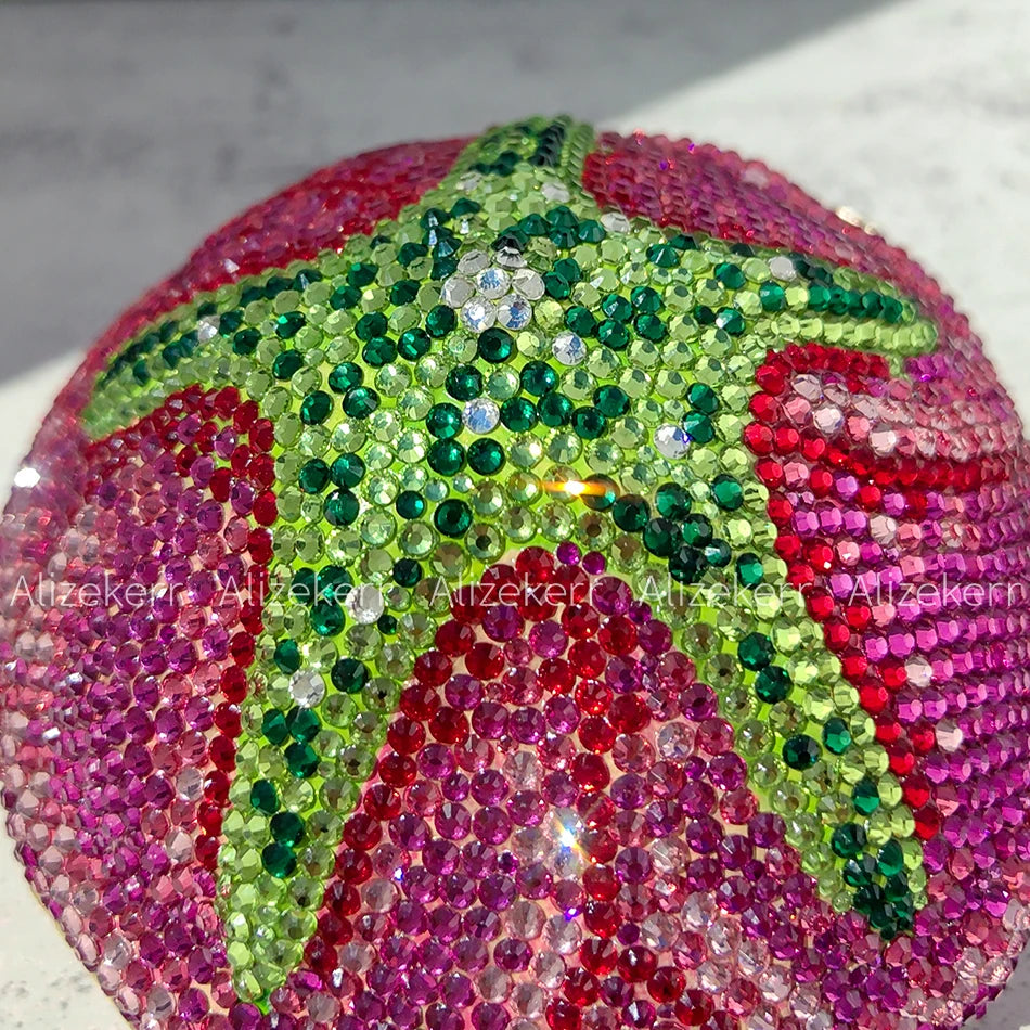 Rose-Shaped Flower Evening Clutch