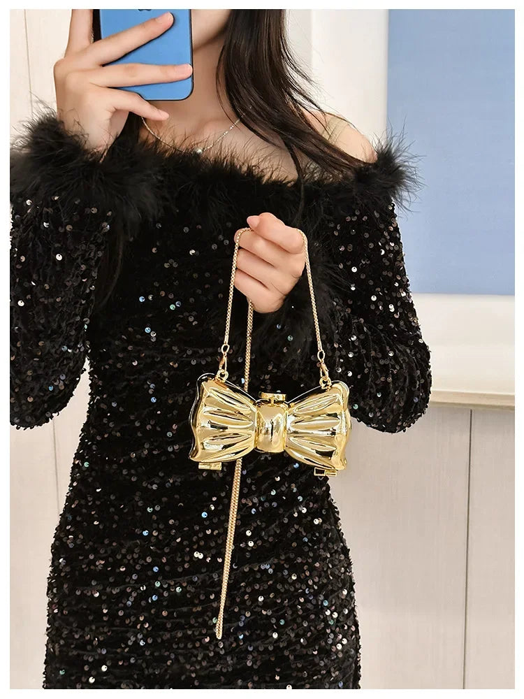 Round Acrylic Evening Clutch