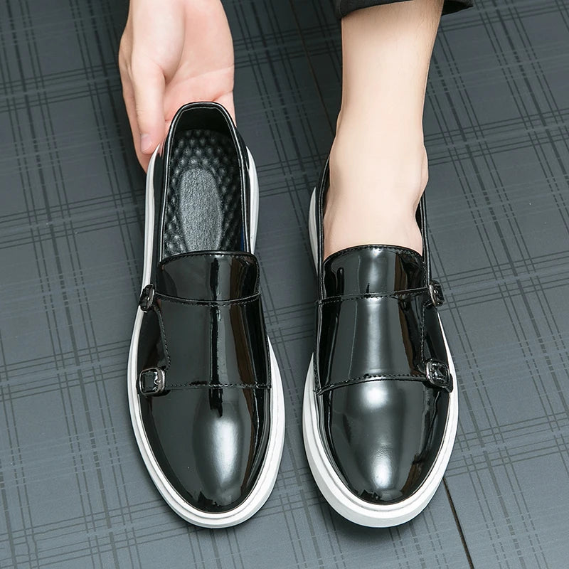 2026 British Style Shoes Style Men's Casual Shoes Business Dating Party Formal Shoes Fashion Trends Men Breathable Comfort Shoes