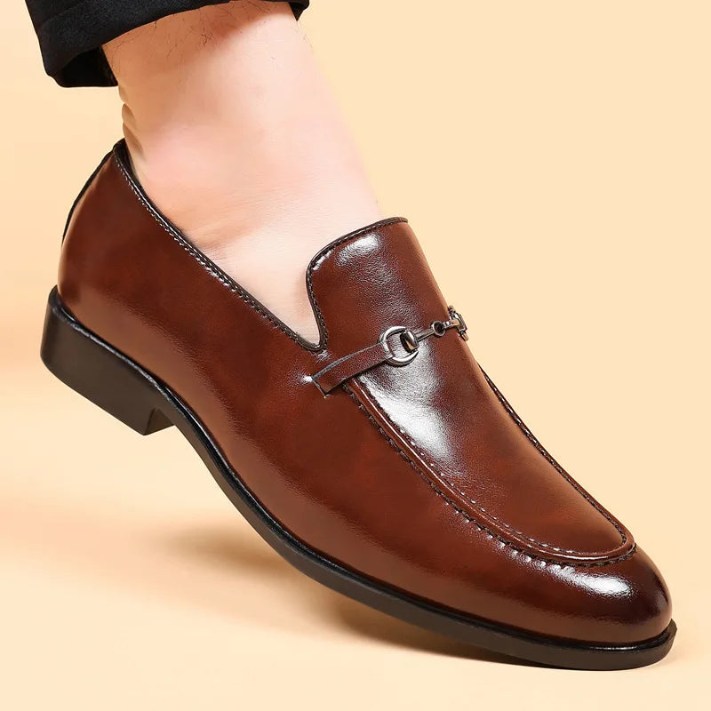Office Shoes Men Classic Loafers Men Formal Shoes Brand Dress Shoes Men Elegant Sepatu Slip on Pria Zapatos De Hombre Ayakkabi