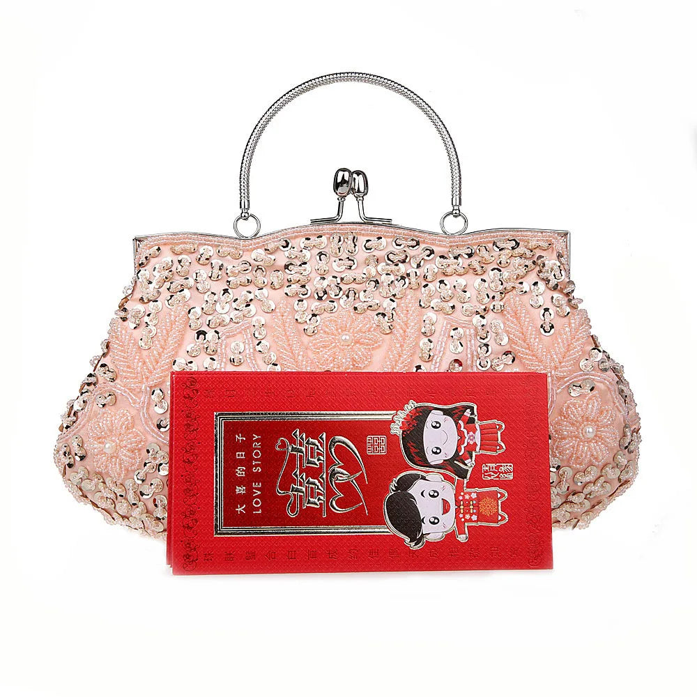 Beaded Retro Evening Clutch
