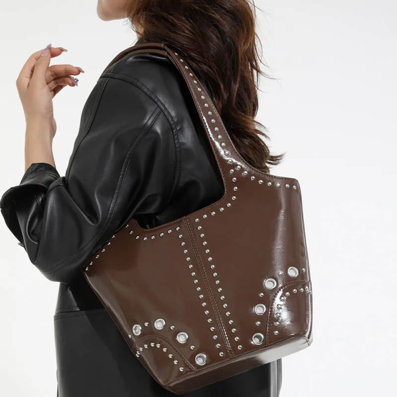 Red Wedding Purse Fashion Handbag Clutch Women Korean Style Solid PU Leather Shoulder Bag Designer Bucket Tote Lady Commute Bag