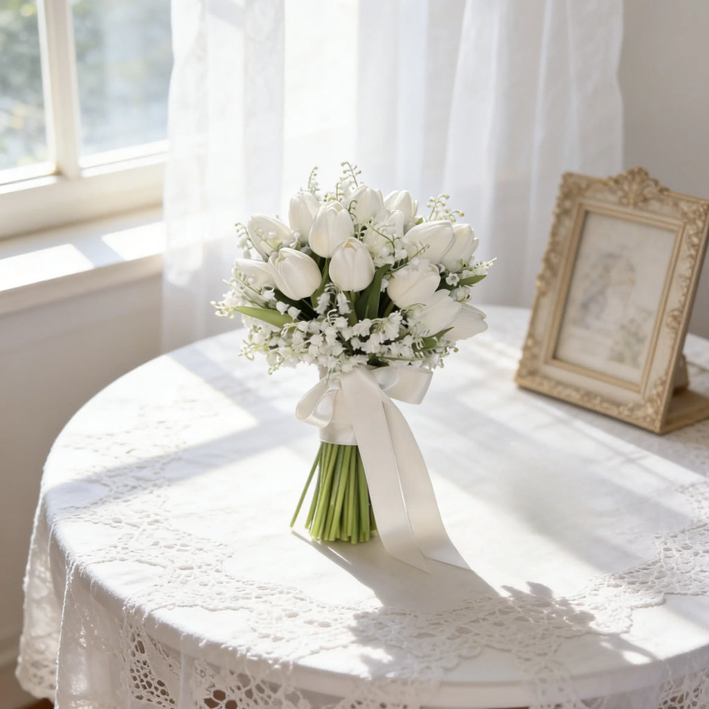 Calla Lily Bridal Bridesmaids Bouquets, Wedding Photography Prop Calla Lily Wedding Bouquet,Calla Lily faux Wedding Bouquet