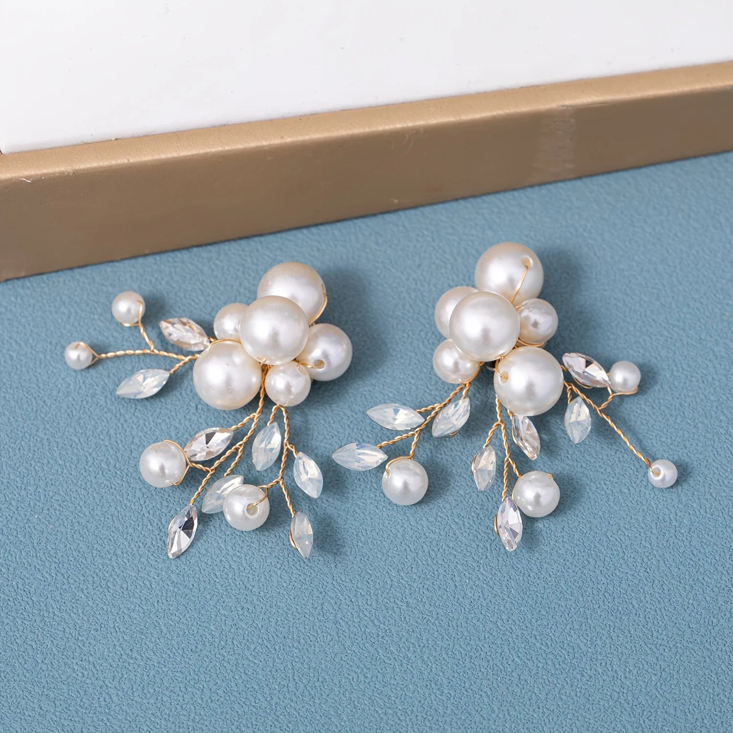 1 pair/Sets of bridal accessories Crystal Pearl Shoe Clip Pin Party Wedding Bridal Shoe Clip Everyday accessories