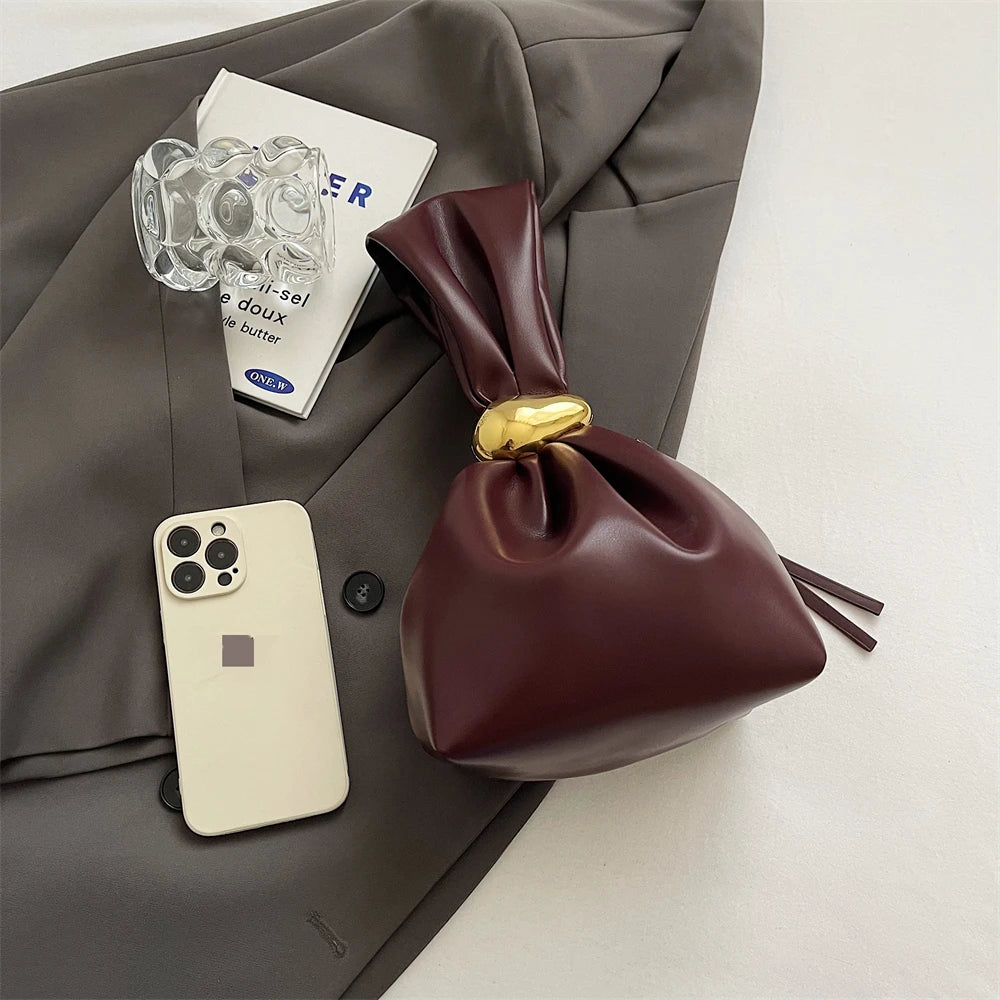 Elegant PU Leather Evening Bag