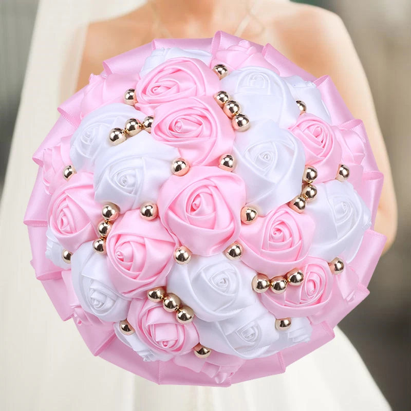 Pink Wedding Bouquet Bridesmaid Bridesmaid Holding Flowers