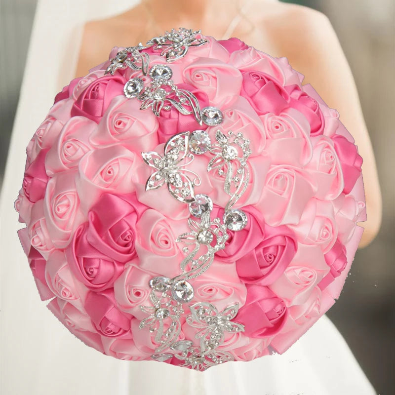 Pink Wedding Bouquet Bridesmaid Bridesmaid Holding Flowers