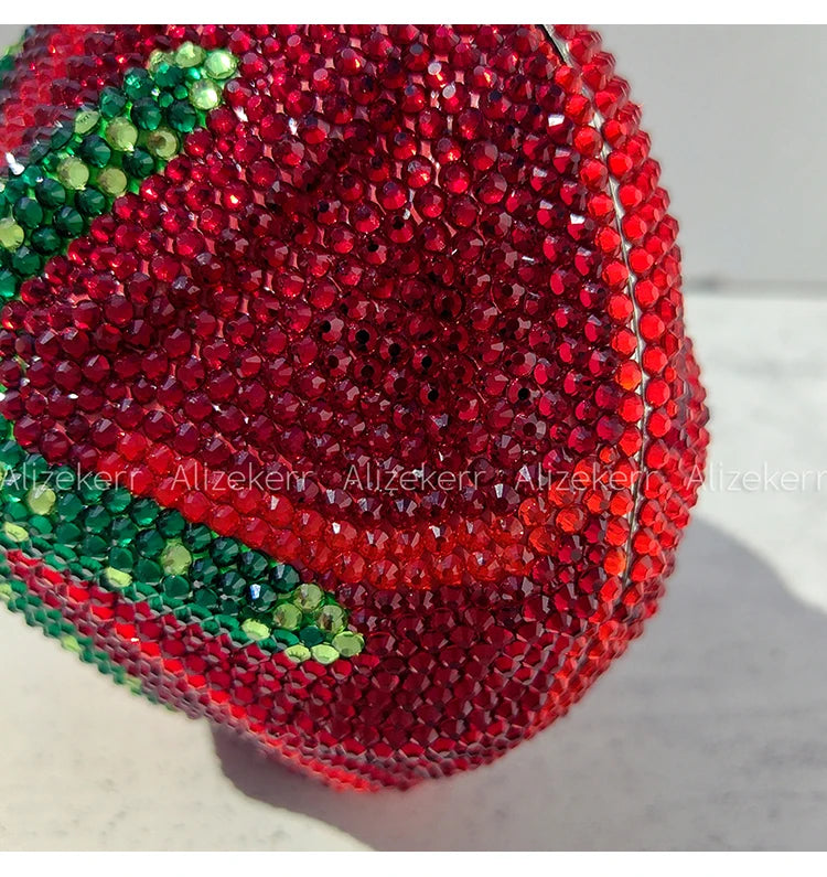 Rose-Shaped Flower Evening Clutch