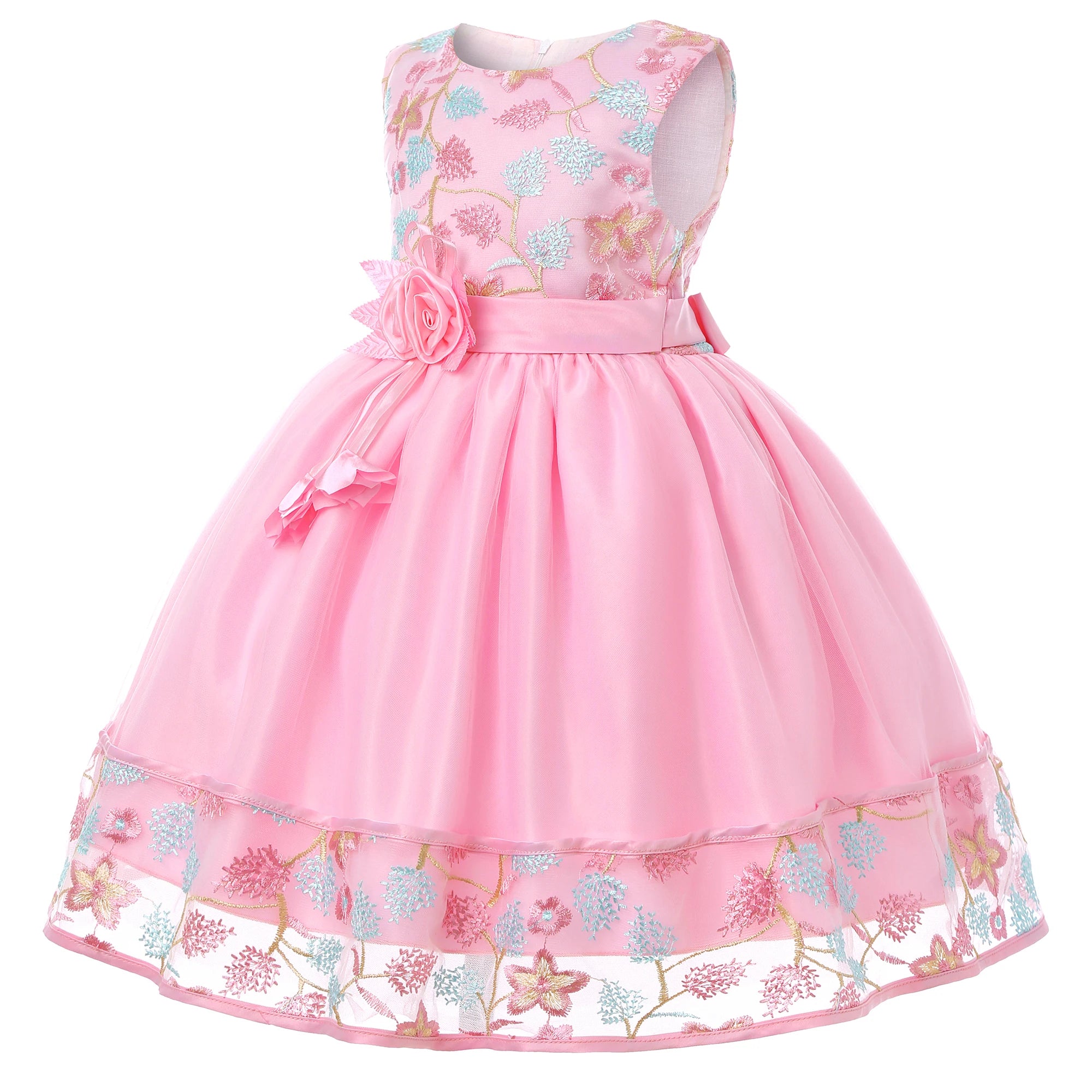 Embroidered Lace Princess Party Dress
