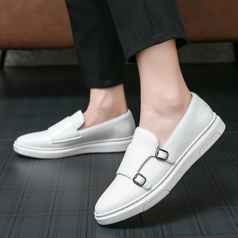 2026 British Style Shoes Style Men's Casual Shoes Business Dating Party Formal Shoes Fashion Trends Men Breathable Comfort Shoes