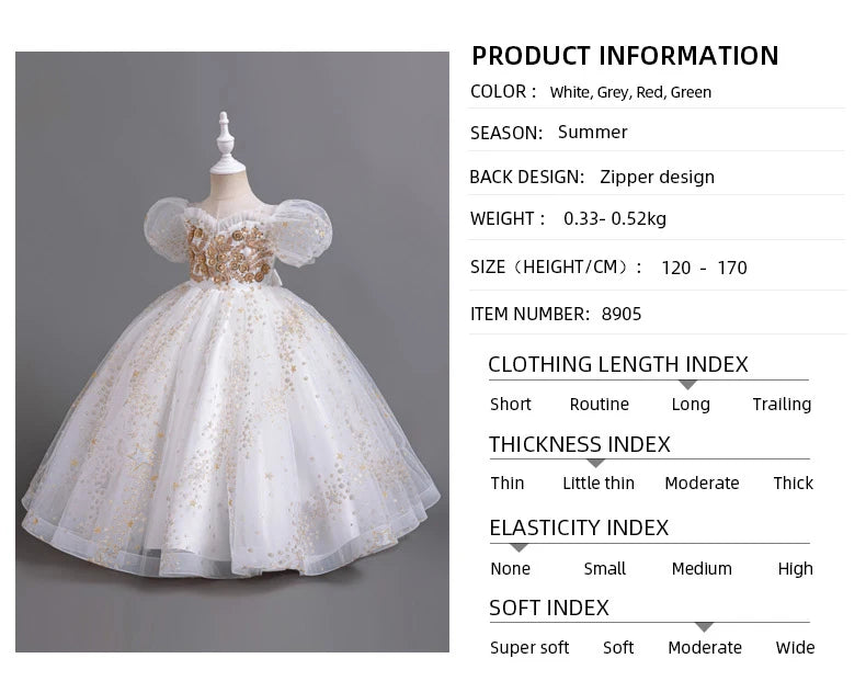 Mesh Princess Pageant Dress