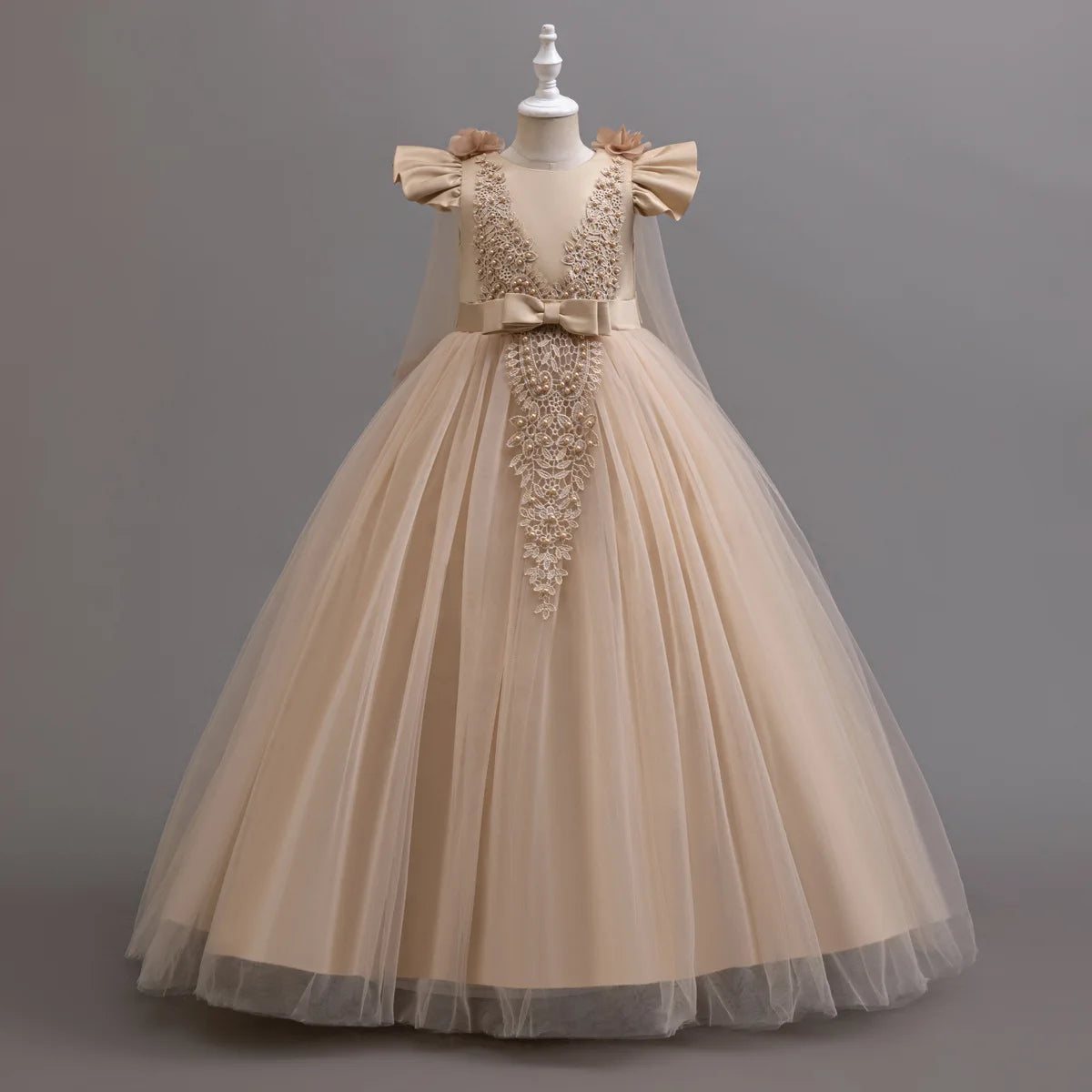 Tulle A-Line Girls' Party Dress