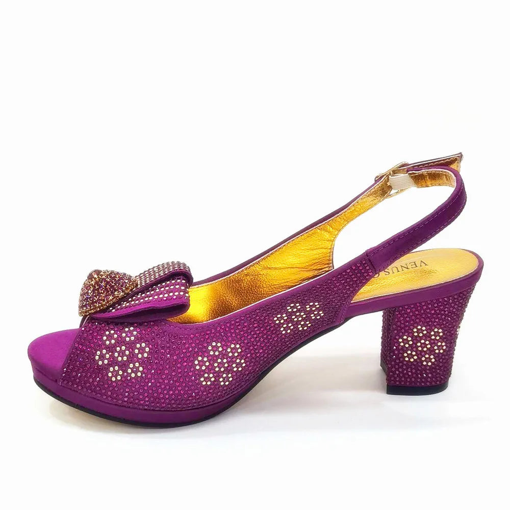Diamond Wedding Shoe & Bag Set