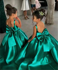 Mermaid Bow-Strap Flower Girl Dress