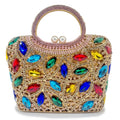 Luxury Bridal Wedding Dress Purses Women Crystal Handbags Rhinestone Party Prom Evening Clutches Minaudiere Clutch Bag