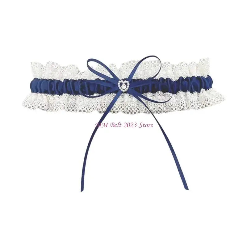 49ME Bridal Wedding Garters for Bride Women Lace Leg Garter Belt Prom Party Garter