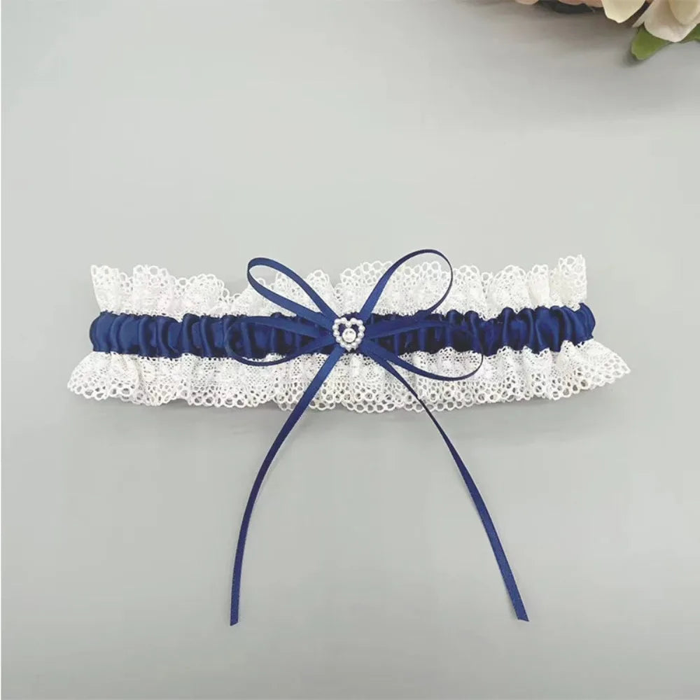 Beautiful Bowknot Bridal Lace Garter Women's Garter Belt Bride Souvenirs Wedding Lace Garter Women Thigh Garter