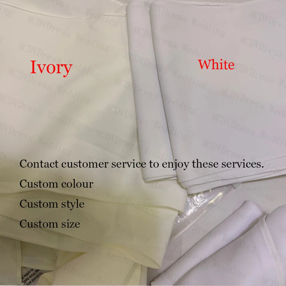 Satin Mermaid Wedding Dress Ribbons Strapless Slit Civil Reception Dresses For Weddings Sweep Train vestido noiva Customized