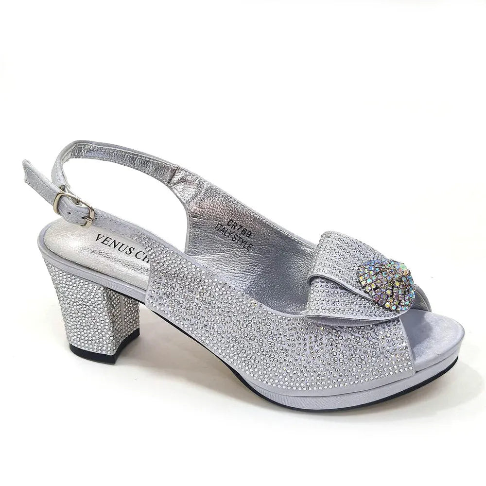 Diamond Wedding Shoe & Bag Set