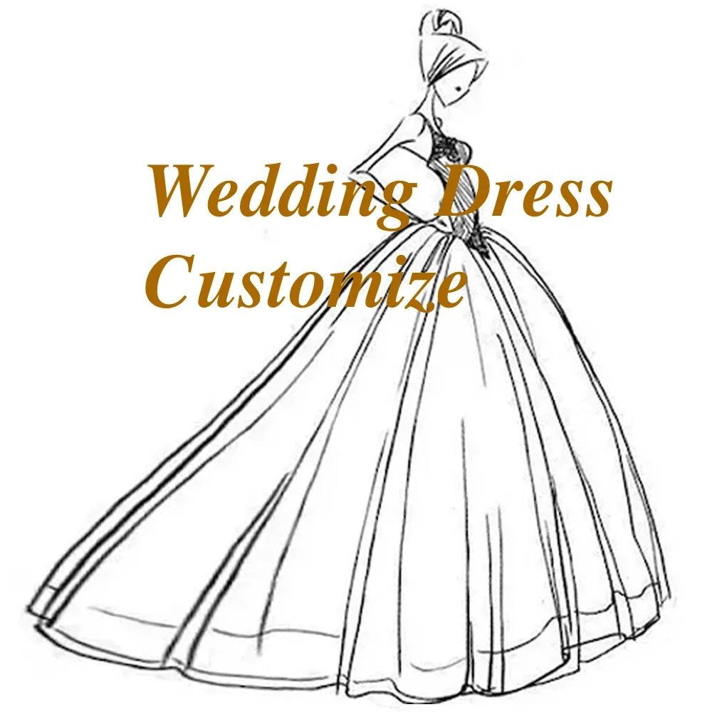 One Shoulder Pleated Satin Wedding Dress with Split