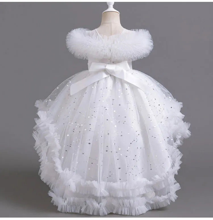 Sleeveless Lace Flower Girl Dress
