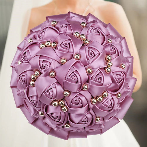 Blush Pink Bride and Bridesmaid  Bridal wedding Bouquet