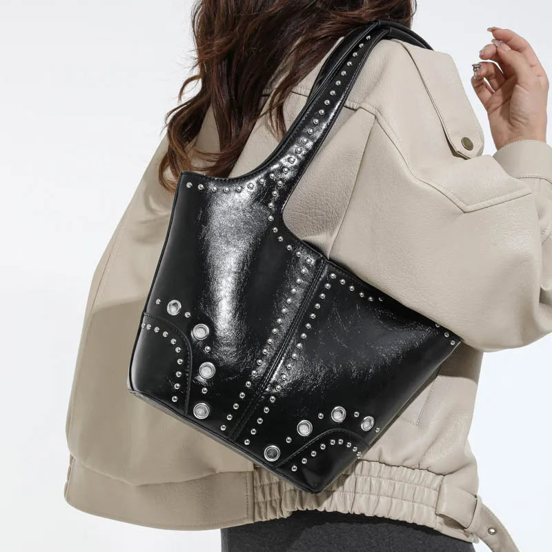 Red Wedding Purse Fashion Handbag Clutch Women Korean Style Solid PU Leather Shoulder Bag Designer Bucket Tote Lady Commute Bag