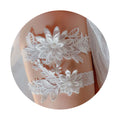 Lace Flower Thigh Ring Pearls Wedding Garter Belt Bridal Cosplay Fashion Stocking Ring