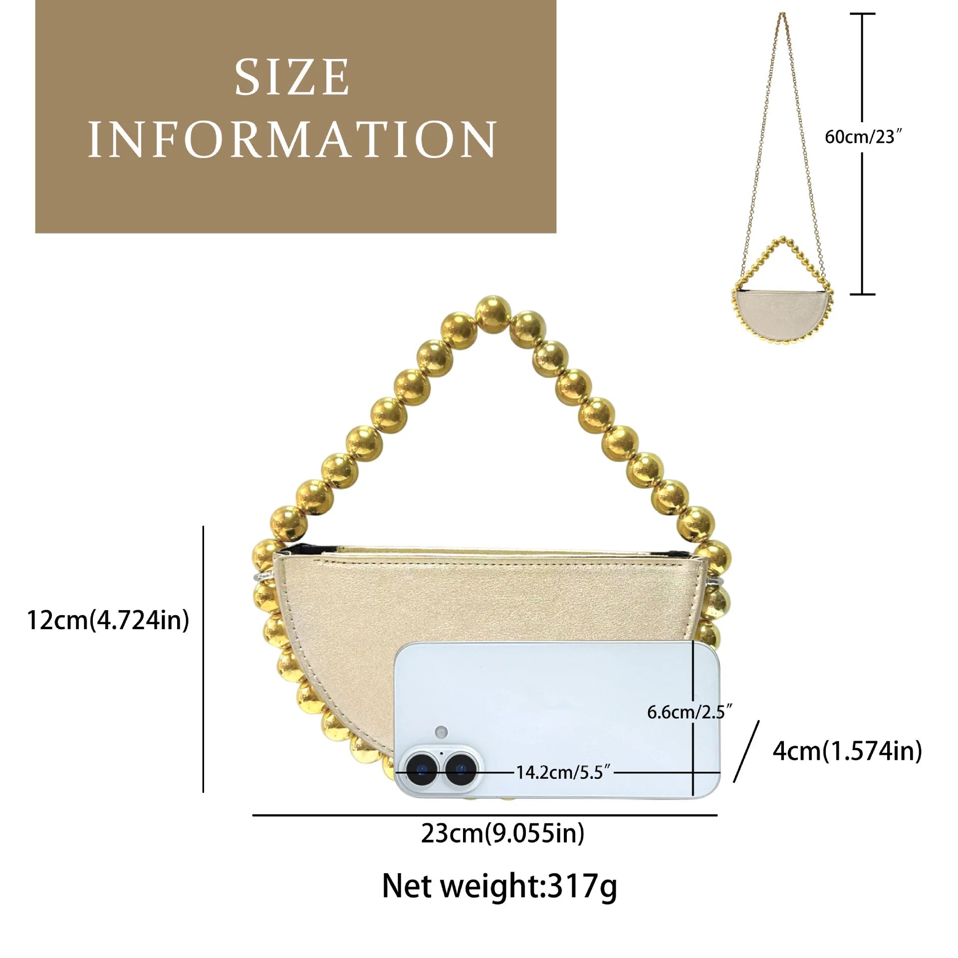 XIYUAN Women Beaded Evening Bags Wedding Party Purse Female White Pearl Dress Bag Ladies Fashion Gorgeous Handbag Bridal Clutch