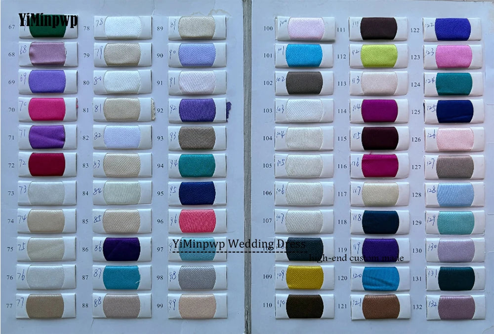 Strapless Satin A-Line Wedding Dress with High Split