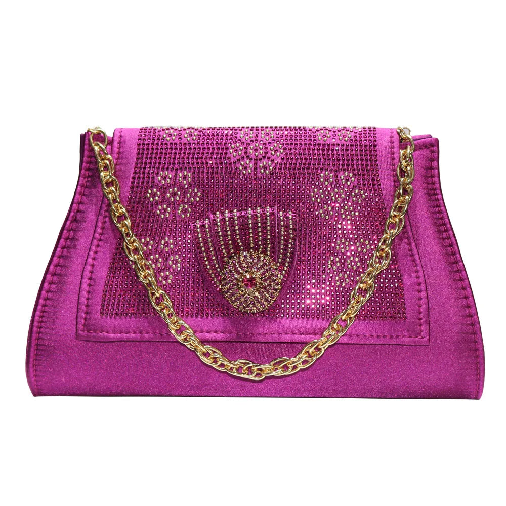 Diamond Wedding Shoe & Bag Set