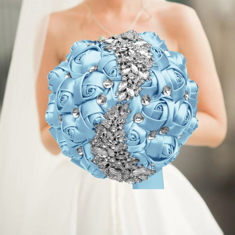 Light Blue Wedding Bouquet