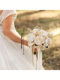 Bridal Bouquet Wedding Bouquets For Bride Flower Bouquets Marriage Wedding Bouquet For Bride Rose Bouquet Bridal Holding Flower