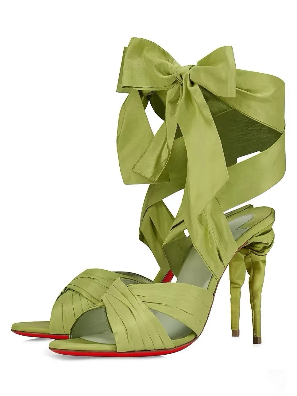 2026Summer New Women's Stiletto Sandals Round Head Strap Party Wedding Women's 34-44 Large High Heel Sandals