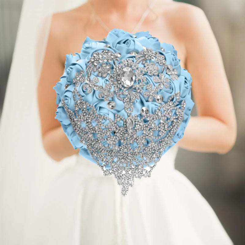 Light Blue Wedding Bouquet