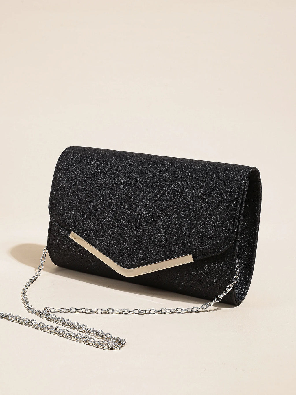 Glitter Envelope Evening Clutch