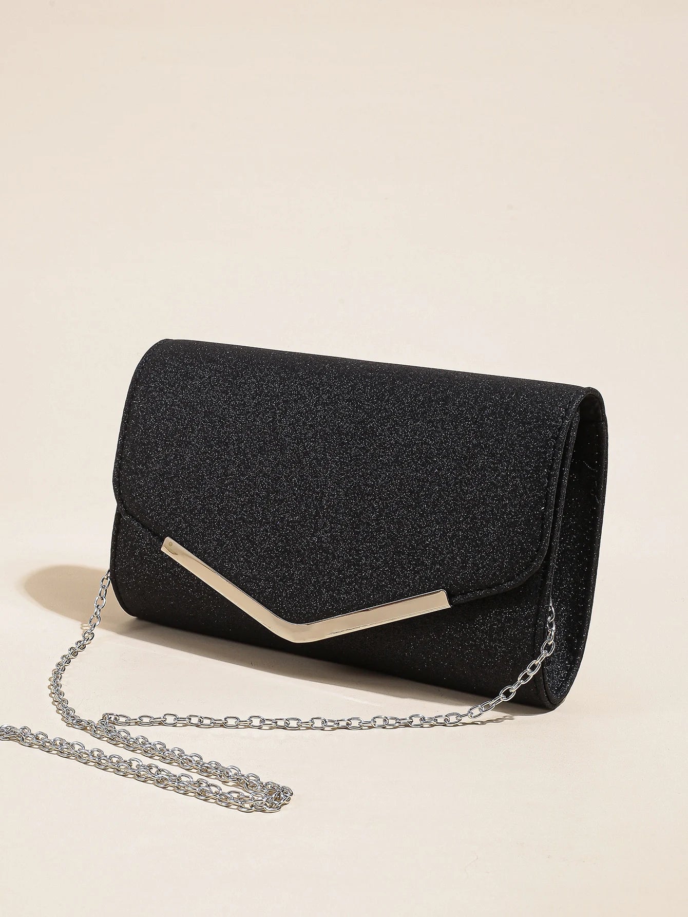 Glitter Envelope Evening Clutch