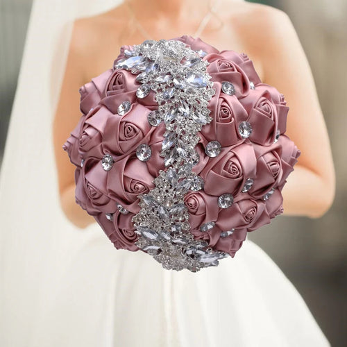 Blush Pink Wedding Bouquet Bride Bridesmaid