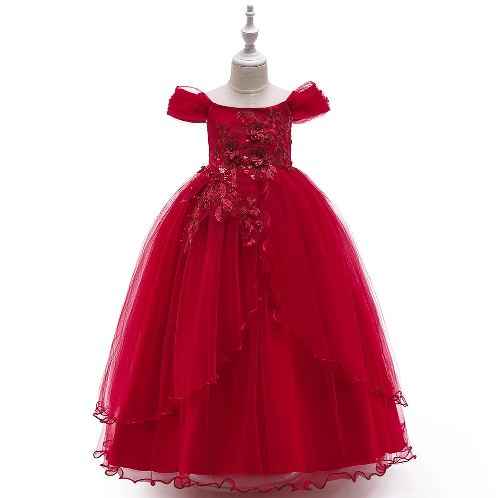 Tulle Bow Junior Bridesmaid Dress