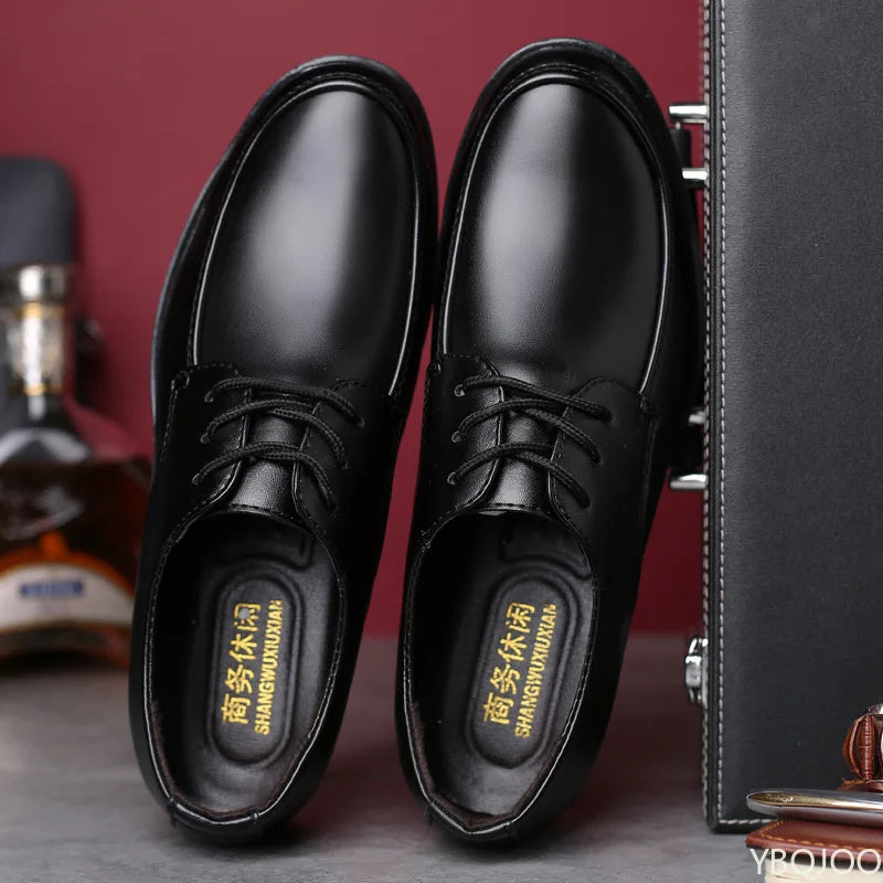 Men's Formal Skin Shoes Casual Fashion Men Sneakers Social Elegant Trend Flat Zapatos Spring Autumn New Men's Business Shoes
