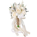 Wedding Decor 20.3*30cm Simulated Rose Bouquet Diy Wedding Floral Decorations Fake Bouquet Perfect For Weddings