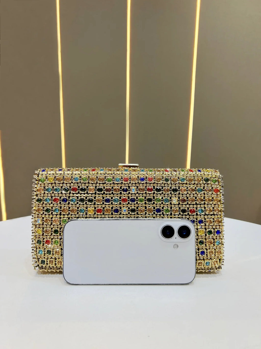 women's clutch exquisite fashion dinner  celebrity rhinestone chain portable women's crossbody women's bag